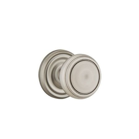 EMTEK Norwich Knob 2-3/8 in Backset Privacy With Regular Rose for 1-1/4 in to 2 in Door Pewter Finish 8200NWUS15A